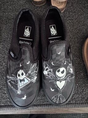 Vans x The Nightmare Before Christmas Jack Skellington Slip-Ons - Black/White